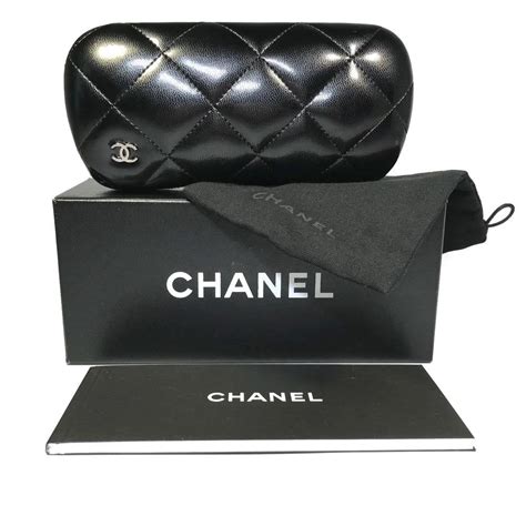 chanel canvas pouch|chanel eyeglass case and pouch.